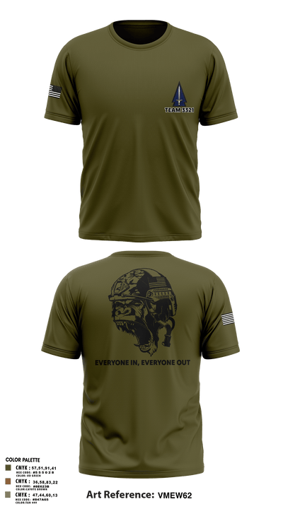 3rd SFAB 14346541 Short Sleeve Performance Shirt - 1