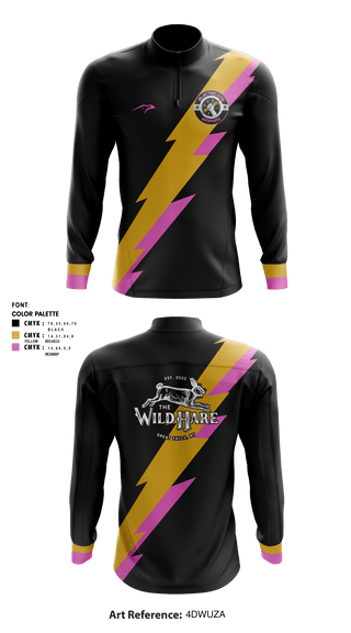 Quarter Zip Jacket, Electric city shockerz, Rugby, Teamtime, Team time, sublimation, custom sports apparel, team uniforms, spirit wear, spiritwear, sports uniforms, custom shirts, team store, custom team store, fundraiser sports, apparel fundraiser