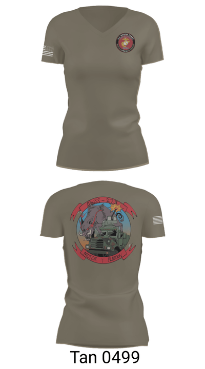 Mwss-273 21375941 Women's Short Sleeve V-neck Shirt - 23