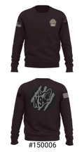 Wayne County K9 Team 22596021 Crew Neck Sweatshirt - 2