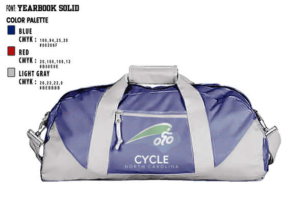 Duffle Bag, North Carolina Amateur Sports, Spirit Store, Teamtime, Team time, sublimation, custom sports apparel, team uniforms, spirit wear, spiritwear, sports uniforms, custom shirts, team store, custom team store, fundraiser sports, apparel fundraiser