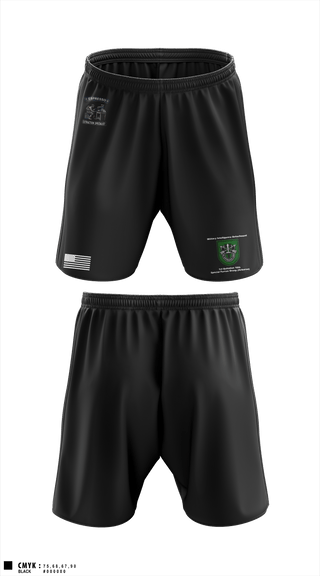 Athletic Shorts With Pockets, Military Intelligence Detachment 1st Battalion 10th Special Forces Group (Airborne), Army, Teamtime, Team time, sublimation, custom sports apparel, team uniforms, spirit wear, spiritwear, sports uniforms, custom shirts, team store, custom team store, fundraiser sports, apparel fundraiser