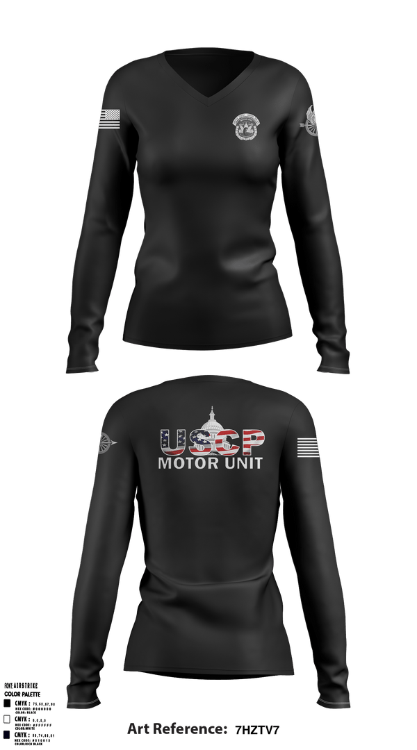Women's Long Sleeve Vneck Shirt, , Police, Teamtime, Team time, sublimation, custom sports apparel, team uniforms, spirit wear, spiritwear, sports uniforms, custom shirts, team store, custom team store, fundraiser sports, apparel fundraiser