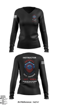 Tactical 9.1 Krav Maga Self Defense 91416954 Women's Long Sleeve V-neck Shirt - 3
