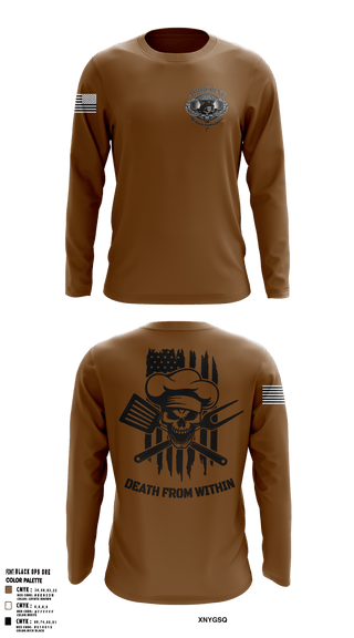 Long Sleeve Performance Shirt, , Army, Teamtime, Team time, sublimation, custom sports apparel, team uniforms, spirit wear, spiritwear, sports uniforms, custom shirts, team store, custom team store, fundraiser sports, apparel fundraiser