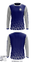 Westerly Middle School Basketball 95403838 Long Sleeve Shooting Shirt - 1