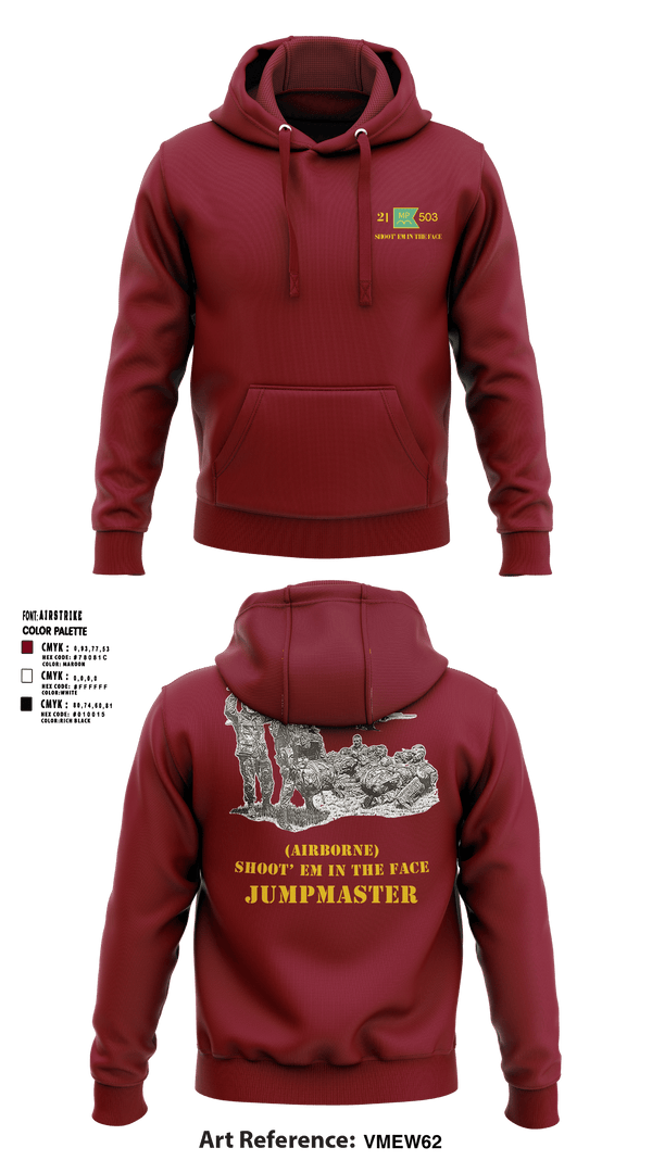 Hoodie, 21ST MILITARY POLICE COMPANY (AIRBORNE), Army, Teamtime, Team time, sublimation, custom sports apparel, team uniforms, spirit wear, spiritwear, sports uniforms, custom shirts, team store, custom team store, fundraiser sports, apparel fundraiser