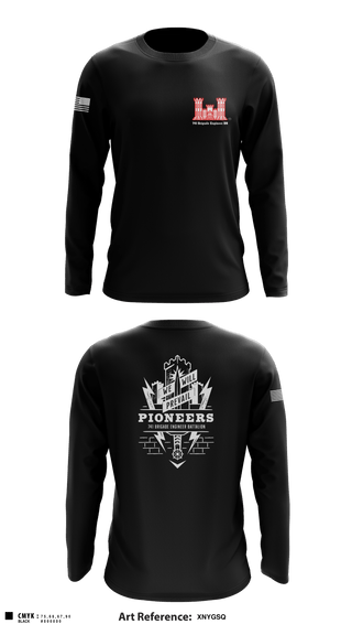 Long Sleeve Performance Shirt, 741 Brigade Engineer BN, , Teamtime, Team time, sublimation, custom sports apparel, team uniforms, spirit wear, spiritwear, sports uniforms, custom shirts, team store, custom team store, fundraiser sports, apparel fundraiser