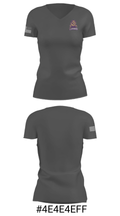 Columbia Central High School Golf 6708728 Women's Short Sleeve V-neck Shirt - 18