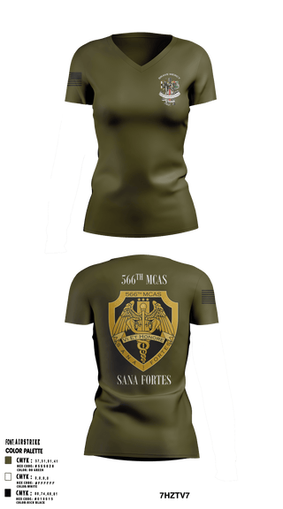 Women's Short Sleeve Vneck Shirt, , Army, Teamtime, Team time, sublimation, custom sports apparel, team uniforms, spirit wear, spiritwear, sports uniforms, custom shirts, team store, custom team store, fundraiser sports, apparel fundraiser