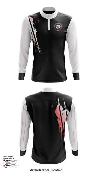 Quarter Zip Jacket, Radford High School Wrestling, Wrestling, Teamtime, Team time, sublimation, custom sports apparel, team uniforms, spirit wear, spiritwear, sports uniforms, custom shirts, team store, custom team store, fundraiser sports, apparel fundraiser