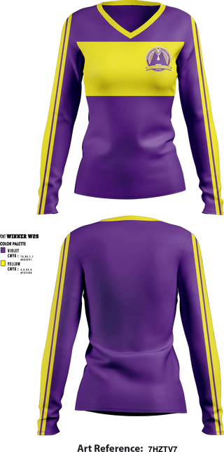 Women's Long Sleeve Vneck Shirt, Amsterdam High School Volleyball, Women's Volleyball, Teamtime, Team time, sublimation, custom sports apparel, team uniforms, spirit wear, spiritwear, sports uniforms, custom shirts, team store, custom team store, fundraiser sports, apparel fundraiser