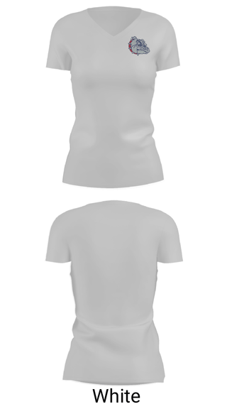 Women's Short Sleeve Vneck Shirt, Ramona High School Cheer, Cheer, Teamtime, Team time, sublimation, custom sports apparel, team uniforms, spirit wear, spiritwear, sports uniforms, custom shirts, team store, custom team store, fundraiser sports, apparel fundraiser