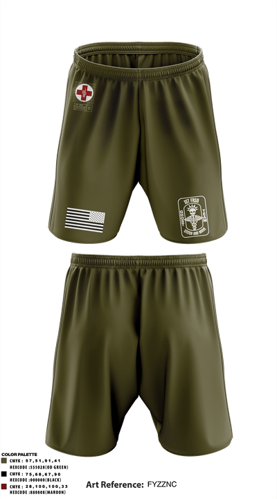 1st FRSD 86296727 Athletic Shorts With Pockets - 49