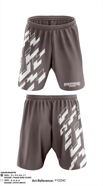 Pacific Union Elementary School 14992964 Athletic Shorts With Pockets - 1