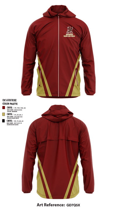 Astronaut High School Track 72735529 Windbreaker - 37