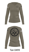 137 SOLRS 81582262 Women's Long Sleeve V-neck Shirt - 40