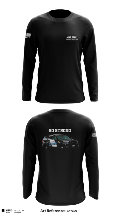 Eagle County Sheriff’s Office 21262953 Long Sleeve Performance Shirt - 1