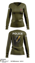 Sfs 32796095 Women's Long Sleeve V-neck Shirt - 19