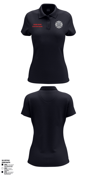 V.A. Public Safety 28704642 Women's Short Sleeve Performance Polo  - 11