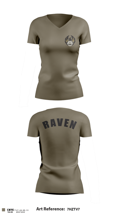 145 SFS 24638731 Women's Short Sleeve V-neck Shirt - 1