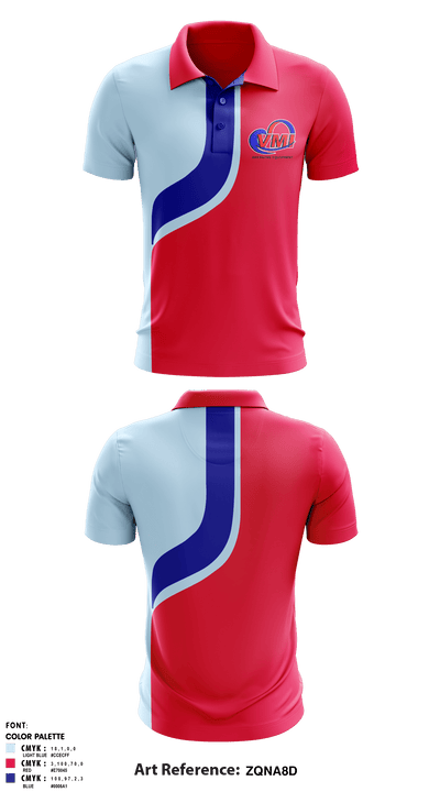 VMIVMI 5018873 Short Sleeve Performance Polo - 1