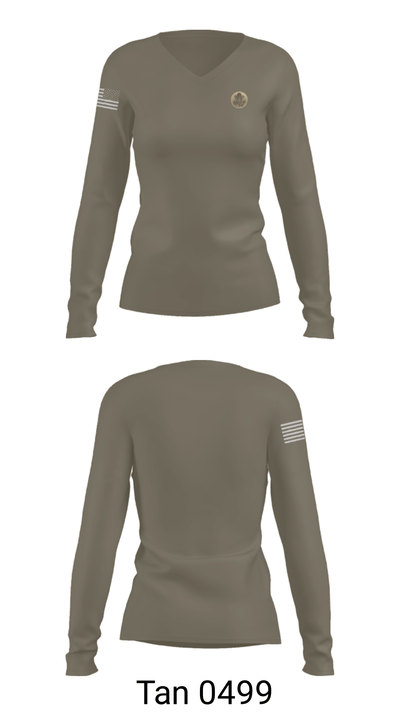 VFW 5910 41580513 Women's Long Sleeve V-neck Shirt - 40