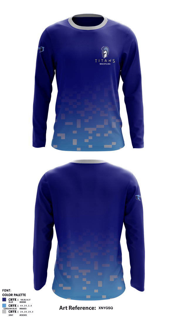 Long Sleeve Rash Guard Shirt, Hopewell High School Wrestling, Wrestling, Teamtime, Team time, sublimation, custom sports apparel, team uniforms, spirit wear, spiritwear, sports uniforms, custom shirts, team store, custom team store, fundraiser sports, apparel fundraiser