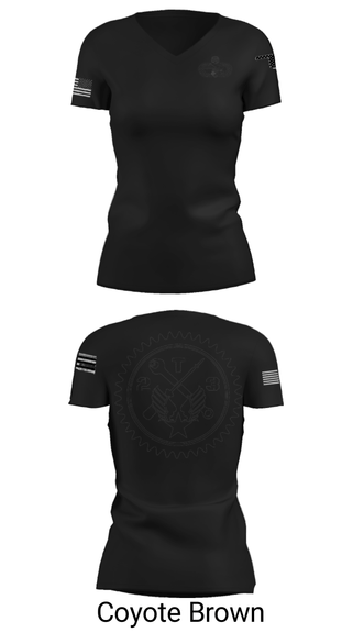 Women's Short Sleeve Vneck Shirt, , Air Force, Teamtime, Team time, sublimation, custom sports apparel, team uniforms, spirit wear, spiritwear, sports uniforms, custom shirts, team store, custom team store, fundraiser sports, apparel fundraiser