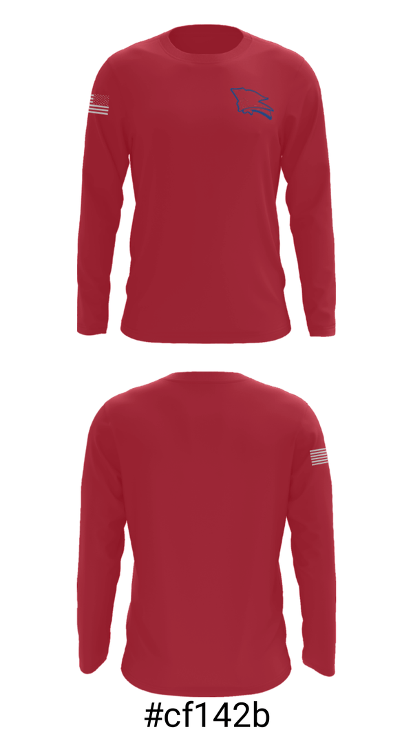 Long Sleeve Performance Shirt, Pender High School Basketball, Men's Basketball, Teamtime, Team time, sublimation, custom sports apparel, team uniforms, spirit wear, spiritwear, sports uniforms, custom shirts, team store, custom team store, fundraiser sports, apparel fundraiser