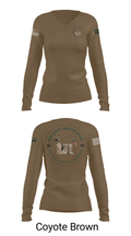 Military Match Team 72422312 Women's Long Sleeve V-neck Shirt - 37