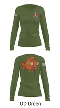 2nd platoon 1-14th 44681446 Women's Long Sleeve V-neck Shirt - 39