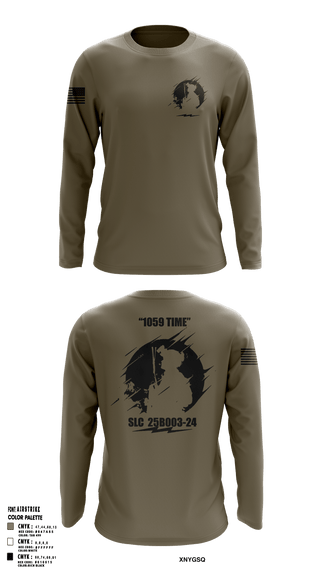 Long Sleeve Performance Shirt, SLC 25B003 24, Army, Teamtime, Team time, sublimation, custom sports apparel, team uniforms, spirit wear, spiritwear, sports uniforms, custom shirts, team store, custom team store, fundraiser sports, apparel fundraiser