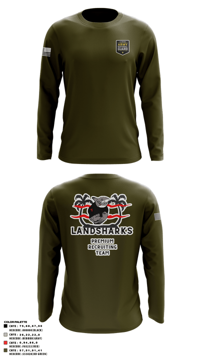 22ND RRB 50594442 Long Sleeve Performance Shirt - 52