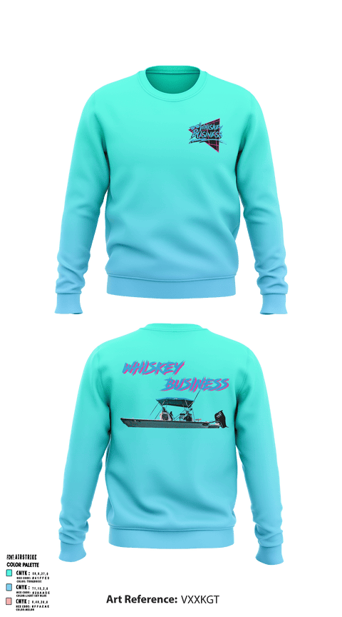 Crew Neck Sweatshirt, Whiskey Business, , Teamtime, Team time, sublimation, custom sports apparel, team uniforms, spirit wear, spiritwear, sports uniforms, custom shirts, team store, custom team store, fundraiser sports, apparel fundraiser