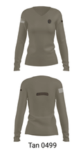 818 MSAS 69341067 Women's Long Sleeve V-neck Shirt - 39