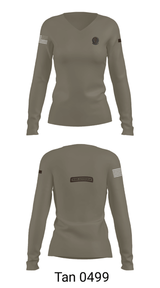 Women's Long Sleeve Vneck Shirt, , Air Force, Teamtime, Team time, sublimation, custom sports apparel, team uniforms, spirit wear, spiritwear, sports uniforms, custom shirts, team store, custom team store, fundraiser sports, apparel fundraiser