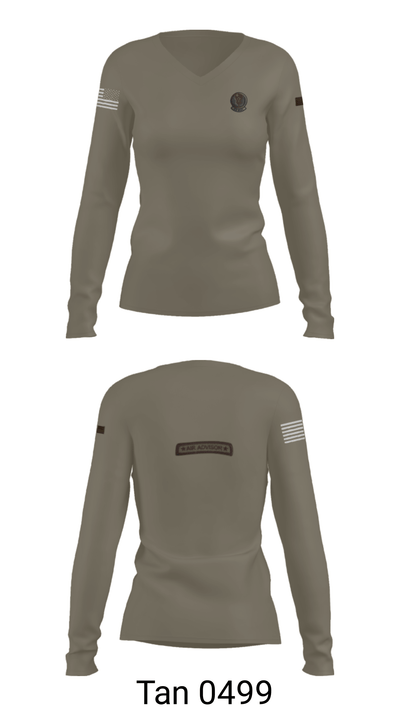 818 MSAS 69341067 Women's Long Sleeve V-neck Shirt - 39