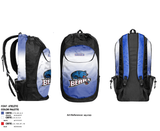 Gear Bag, John Marshall Soccer, Men's Soccer, Teamtime, Team time, sublimation, custom sports apparel, team uniforms, spirit wear, spiritwear, sports uniforms, custom shirts, team store, custom team store, fundraiser sports, apparel fundraiser