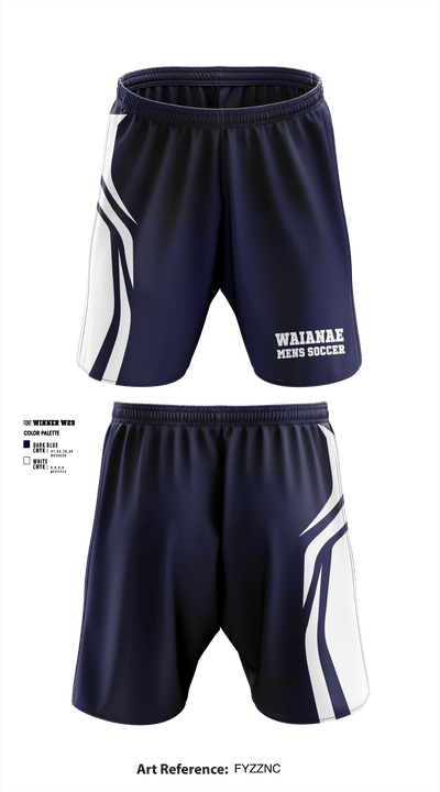 Waianae High School Soccer 19913139 Athletic Shorts With Pockets - 1
