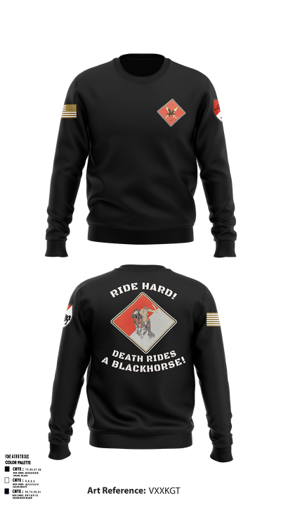 HHT, 2-11th ACR 80807655 Crew Neck Sweatshirt - 1