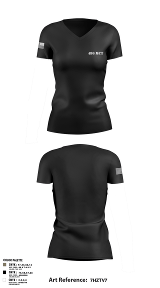 Women's Short Sleeve Vneck Shirt, 486 MCT, , Teamtime, Team time, sublimation, custom sports apparel, team uniforms, spirit wear, spiritwear, sports uniforms, custom shirts, team store, custom team store, fundraiser sports, apparel fundraiser