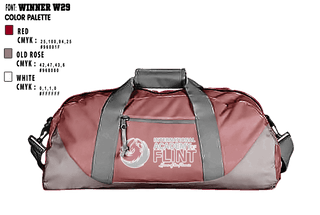 Duffle Bag, International Academy of Flint, Spirit Store, Teamtime, Team time, sublimation, custom sports apparel, team uniforms, spirit wear, spiritwear, sports uniforms, custom shirts, team store, custom team store, fundraiser sports, apparel fundraiser
