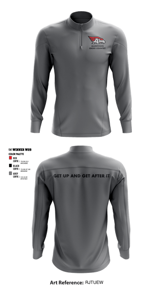 Quarter Zip Jacket, Allentown High School Cross Country, Cross Country, Teamtime, Team time, sublimation, custom sports apparel, team uniforms, spirit wear, spiritwear, sports uniforms, custom shirts, team store, custom team store, fundraiser sports, apparel fundraiser