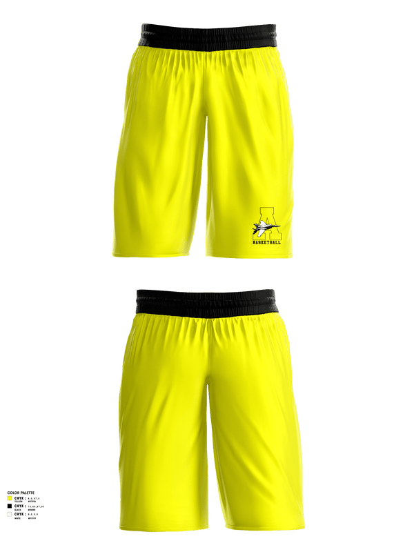 Mens Basketball Shorts, Airport High School Basketball, Men's Basketball, Teamtime, Team time, sublimation, custom sports apparel, team uniforms, spirit wear, spiritwear, sports uniforms, custom shirts, team store, custom team store, fundraiser sports, apparel fundraiser