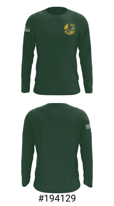 Hamilton Middle School Basketball 55550023 Long Sleeve Performance Shirt - 18