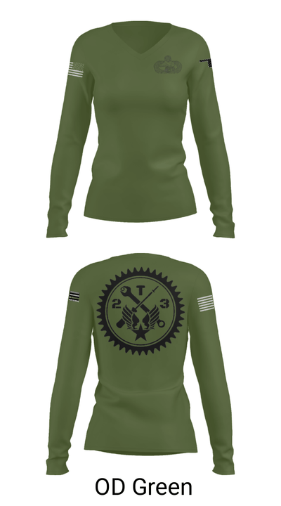 137 SOLRS 81582262 Women's Long Sleeve V-neck Shirt - 39