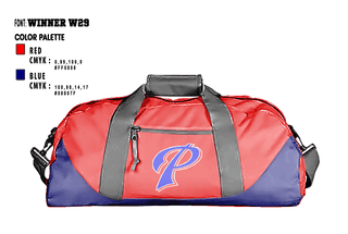 Duffle Bag, William M Colmer Middle School Volleyball, Women's Volleyball, Teamtime, Team time, sublimation, custom sports apparel, team uniforms, spirit wear, spiritwear, sports uniforms, custom shirts, team store, custom team store, fundraiser sports, apparel fundraiser