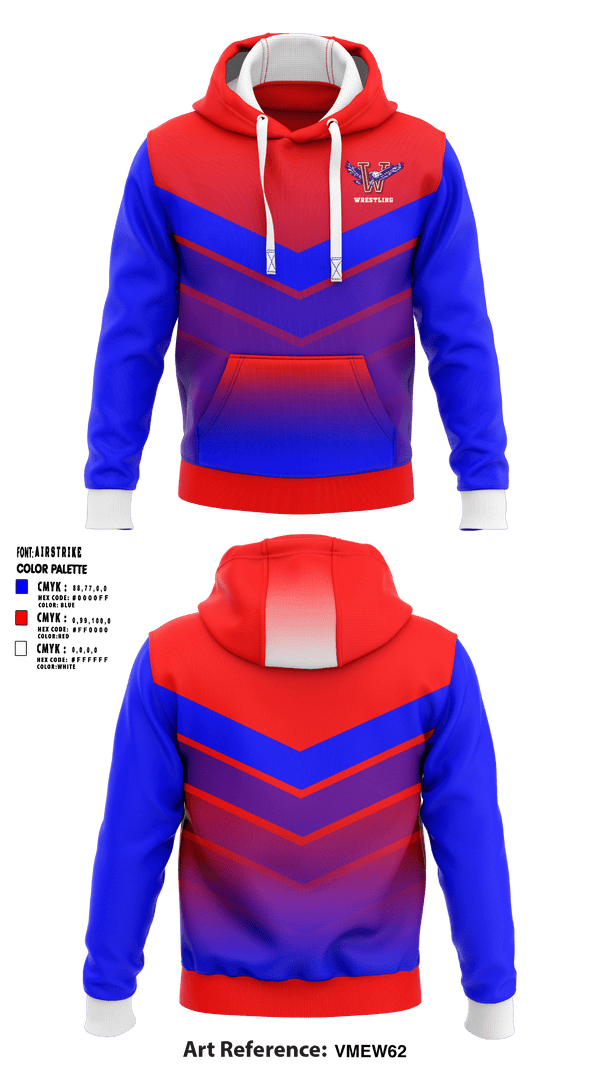Hoodie, Wellsville High School Wrestling, Wrestling, Teamtime, Team time, sublimation, custom sports apparel, team uniforms, spirit wear, spiritwear, sports uniforms, custom shirts, team store, custom team store, fundraiser sports, apparel fundraiser