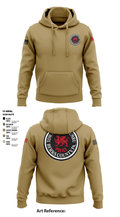Cumru Township Police Department 51798017 Hoodie - 3